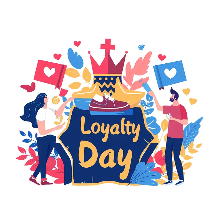 Loyalty Day Celebration with Flags