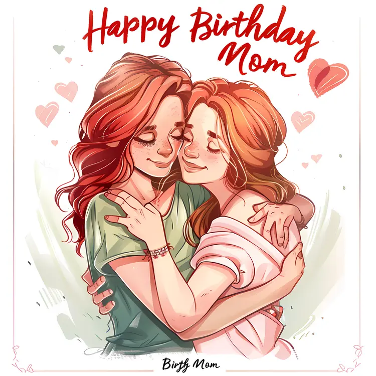Happy Birthday Mom Greeting Card