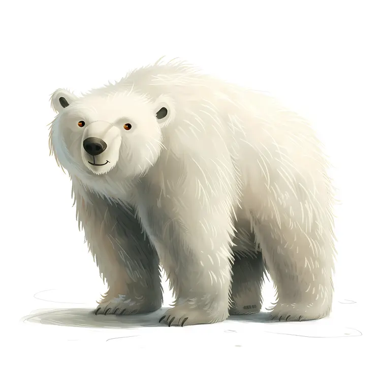 Cartoon Polar Bear