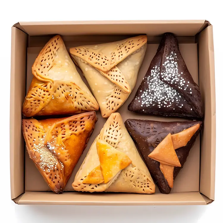 Assorted Pastries in a Box