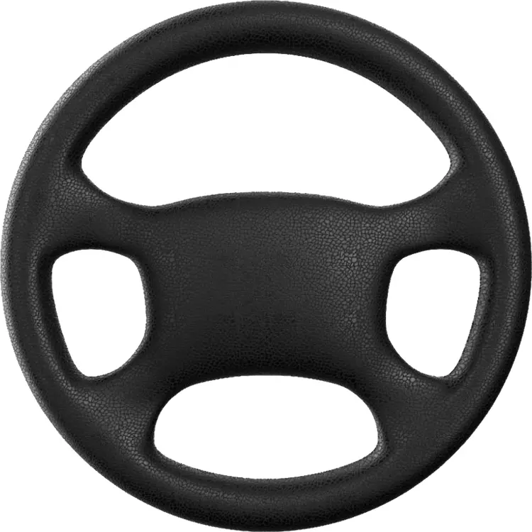 Black Steering Wheel for Car Control