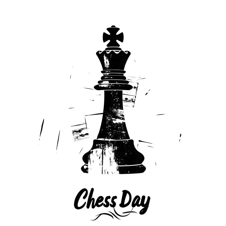 Chess Day King Piece