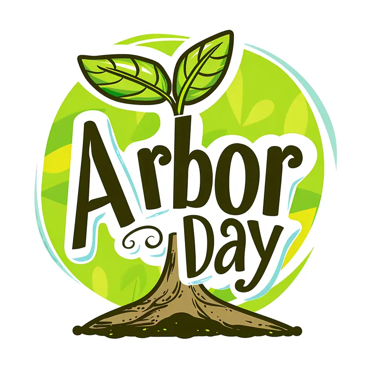 Tree with Leaves for Arbor Day