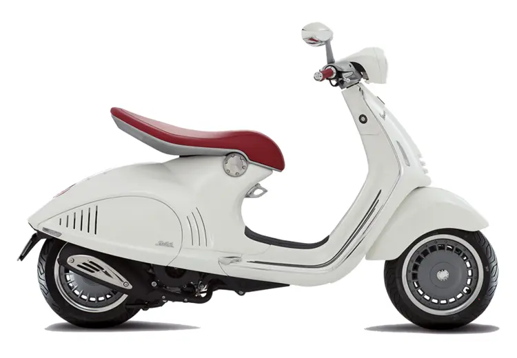 White Scooter for Urban Commuting