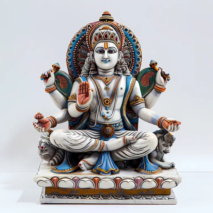 Intricate Deity Statue