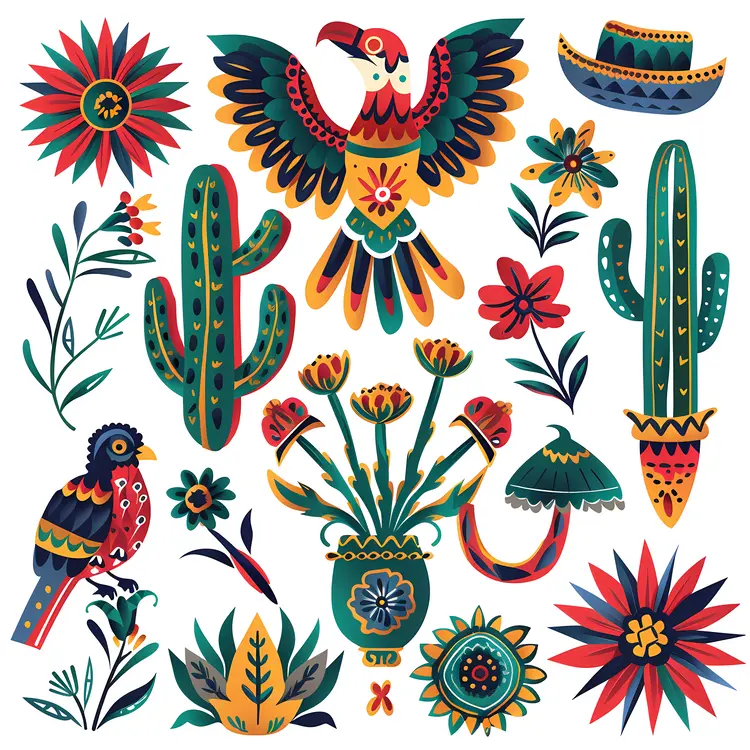 Vibrant Mexican Art