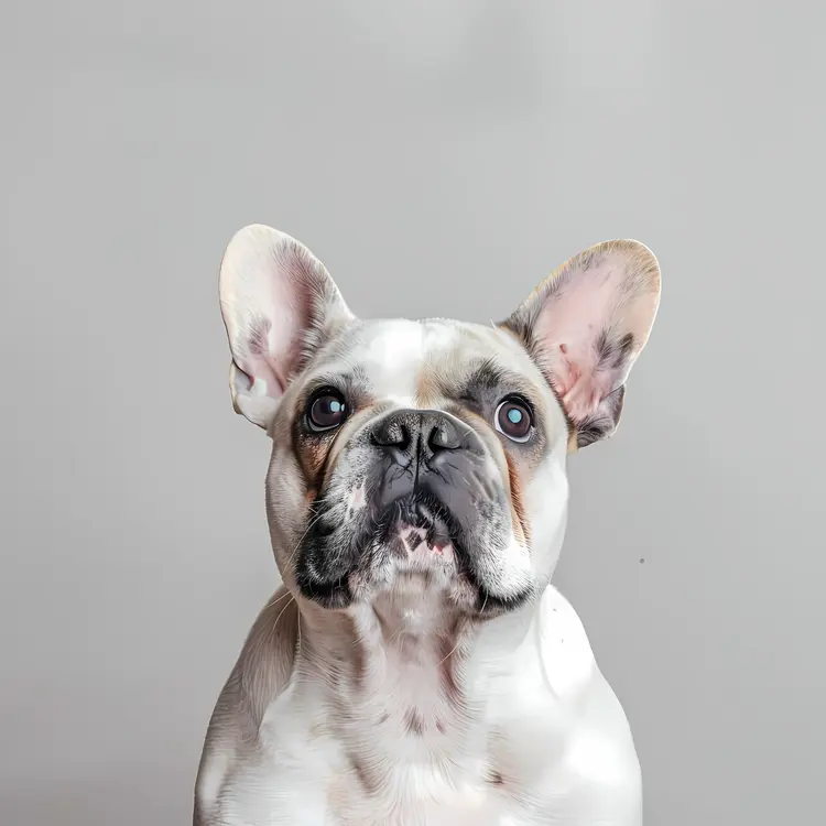 White French Bulldog Portrait