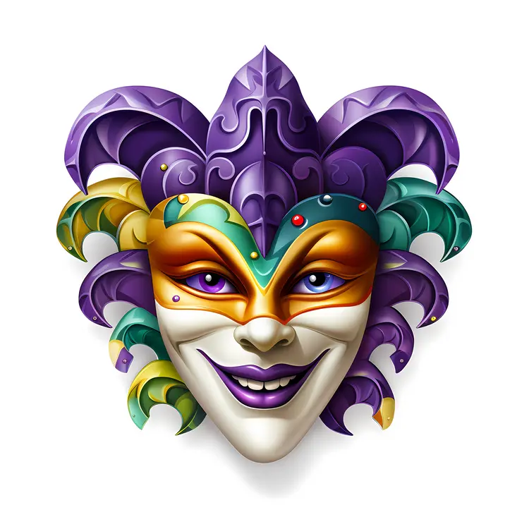 Decorative Mask for Mardi Gras
