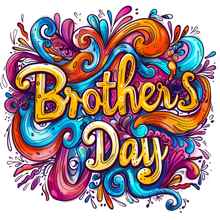 Colorful Brother's Day Art