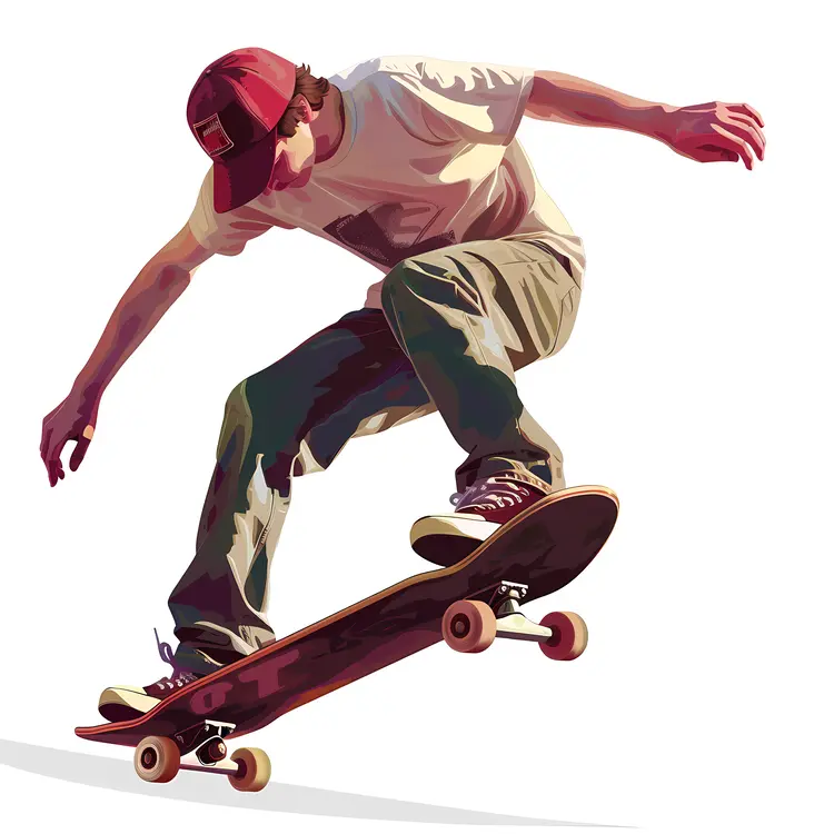 Cool Skateboarder Illustration