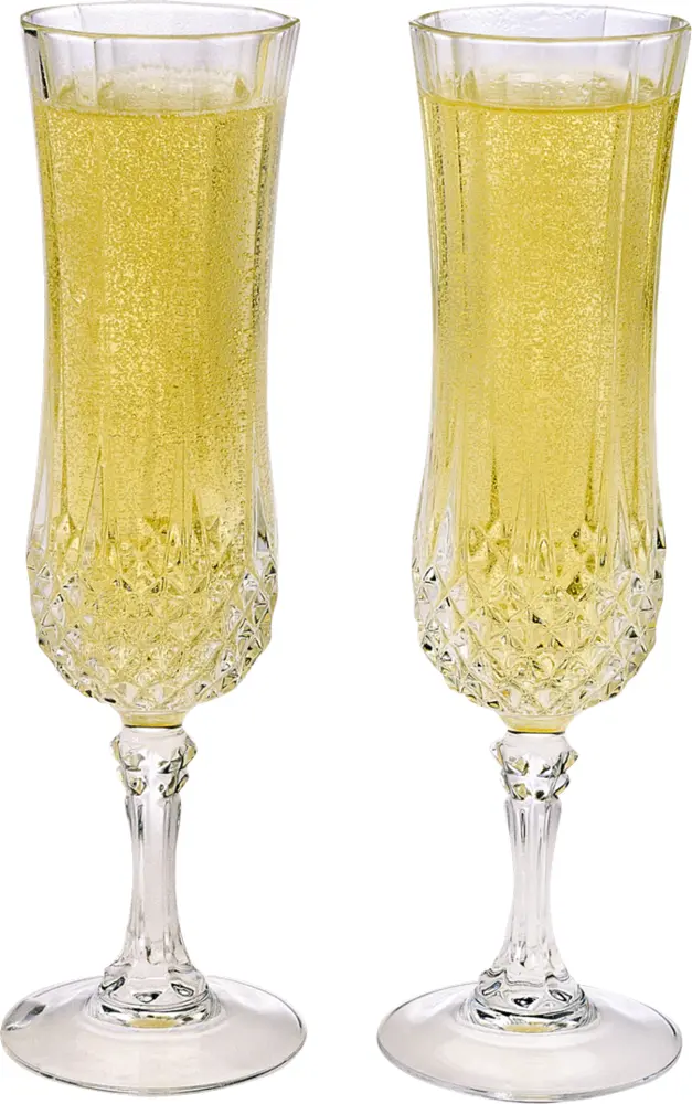 Champagne in Flute Glasses