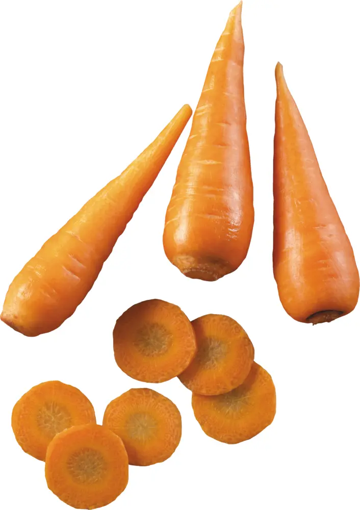 Sliced Orange Carrots