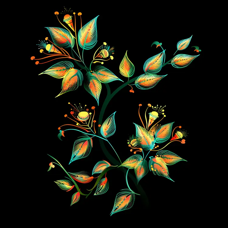 Colorful Plant Design