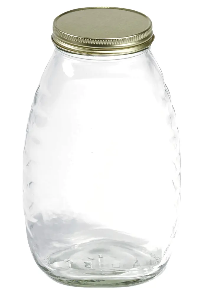 Empty Glass Jar with Lid