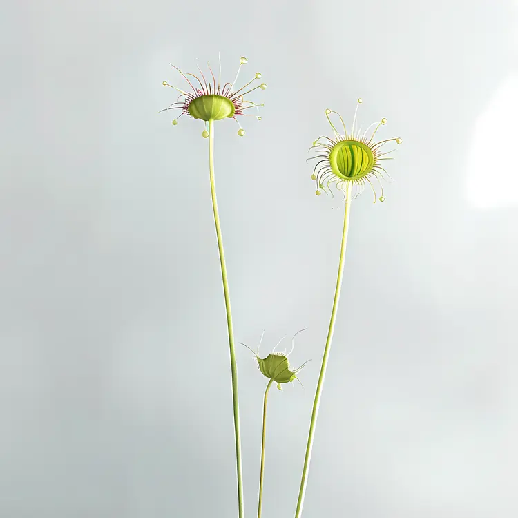 Minimalist Carnivorous Plants Illustration