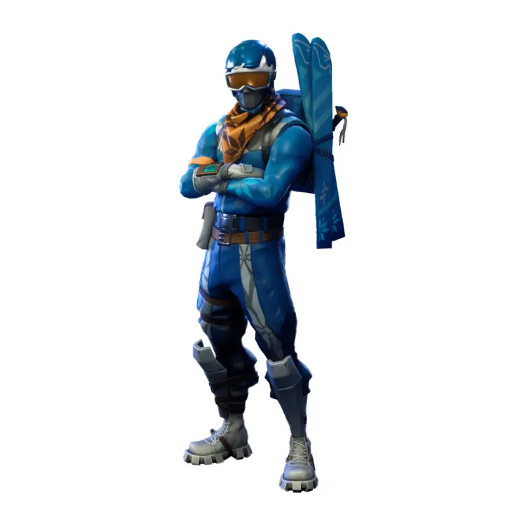 Blue Character in Game