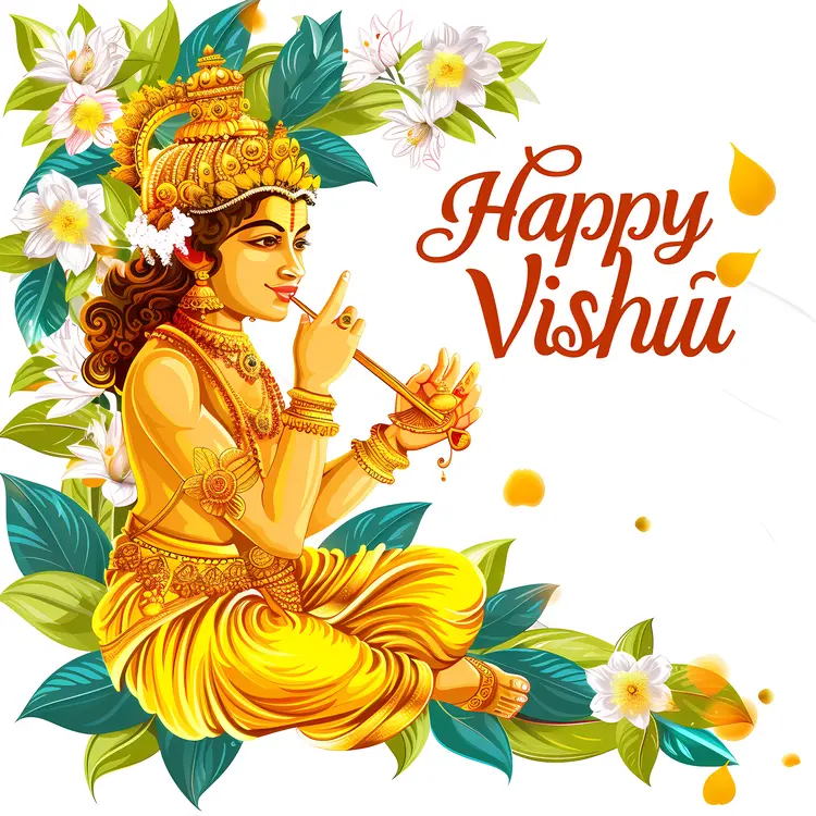 Happy Vishu with Krishna