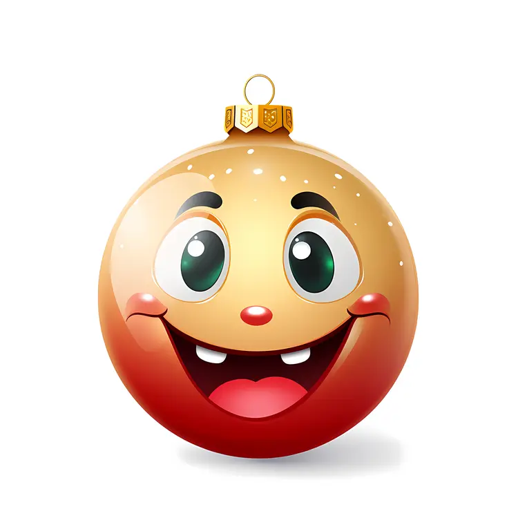 Smiling Christmas Ornament