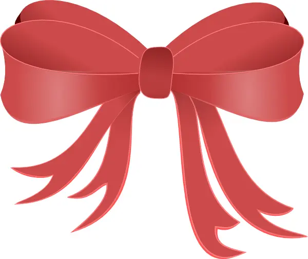 Elegant Red Bow
