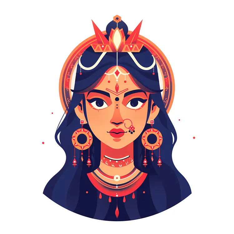 Decorative Woman Illustration