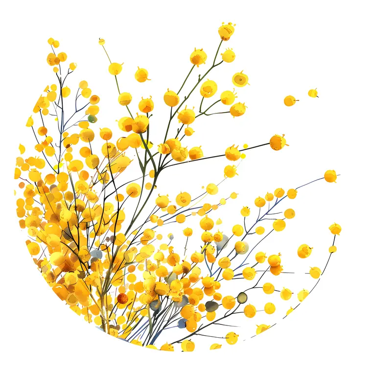 Yellow Flowers in Bloom