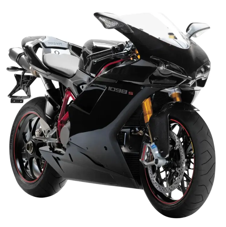 Black Sports Motorcycle for High-Speed Adventures