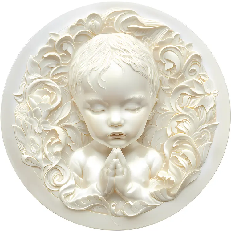 Praying Child Sculpture