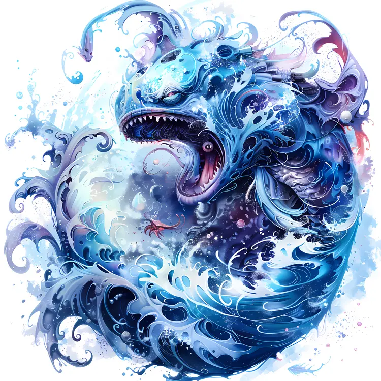 Water Dragon Illustration