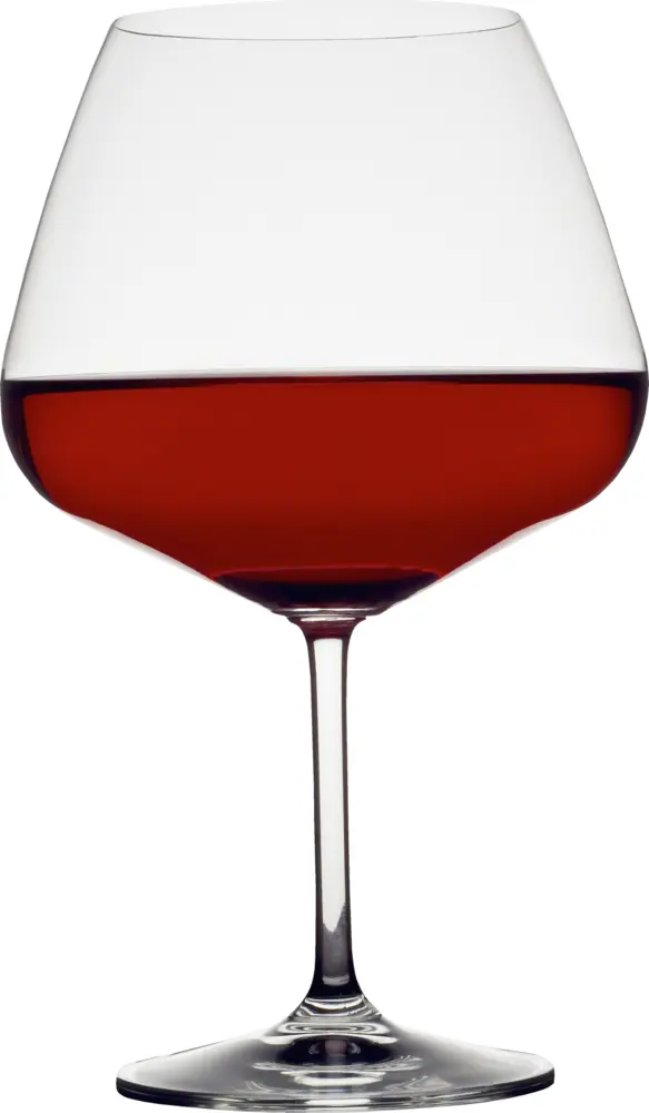 Red Wine in Wide Glass