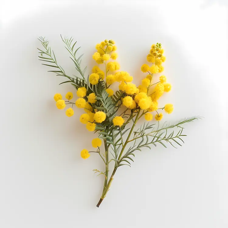 Yellow Mimosa Branch