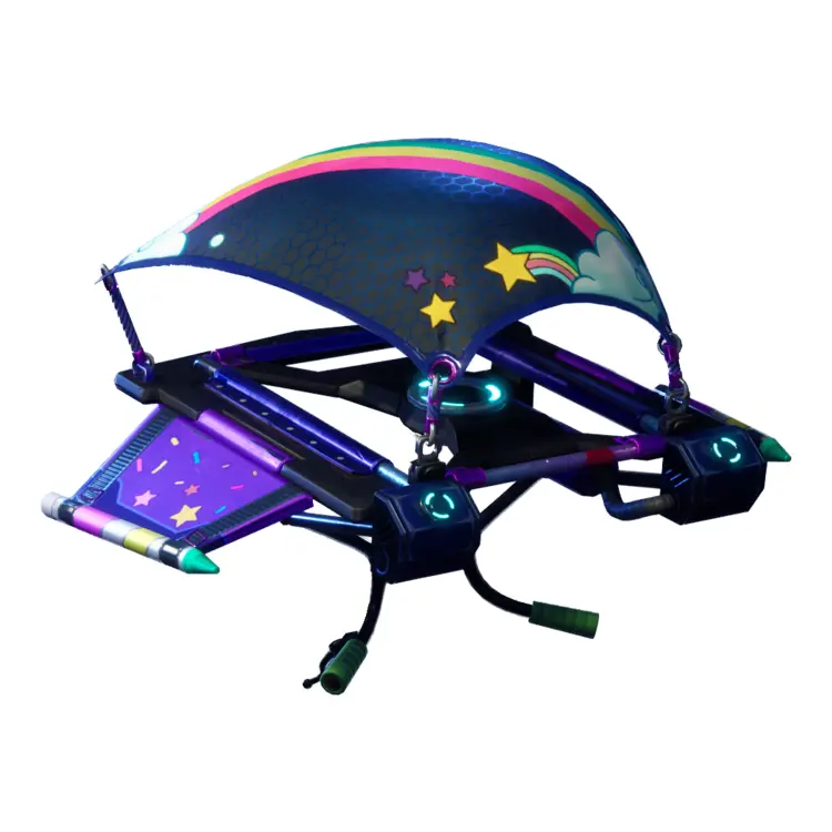 Rainbow Glider from Fortnite