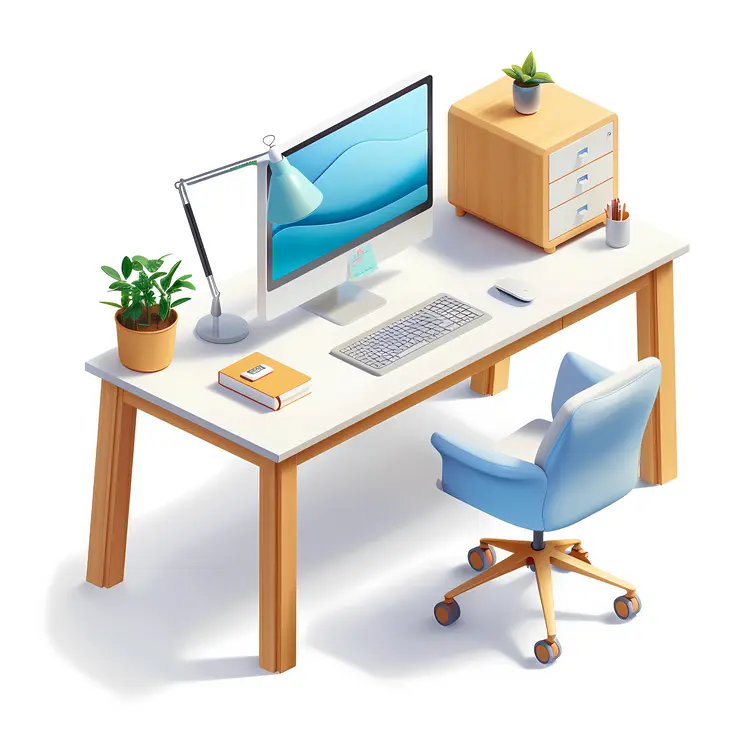 Minimalist Work Desk