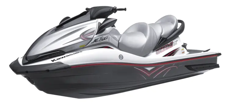 White Kawasaki Jet Ski