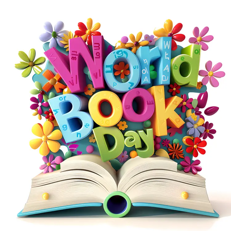 Colorful World Book Day Celebration