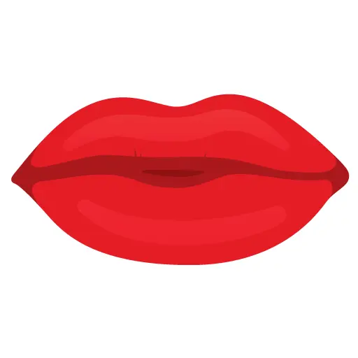 Red Lips with a Pout