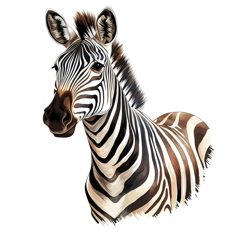 Zebra with Stripes
