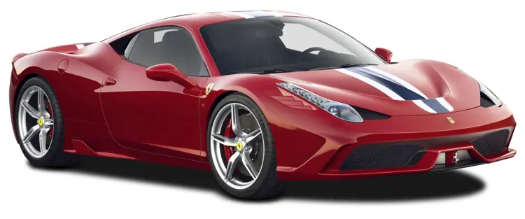 Red Ferrari Sports Car