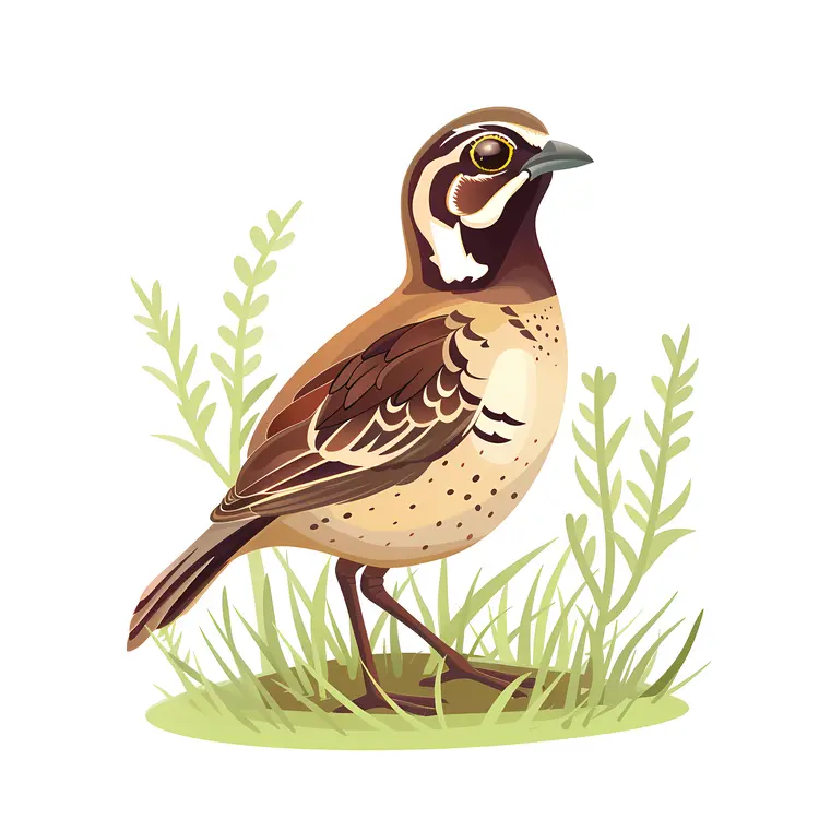 Brown Bird in Natural Setting
