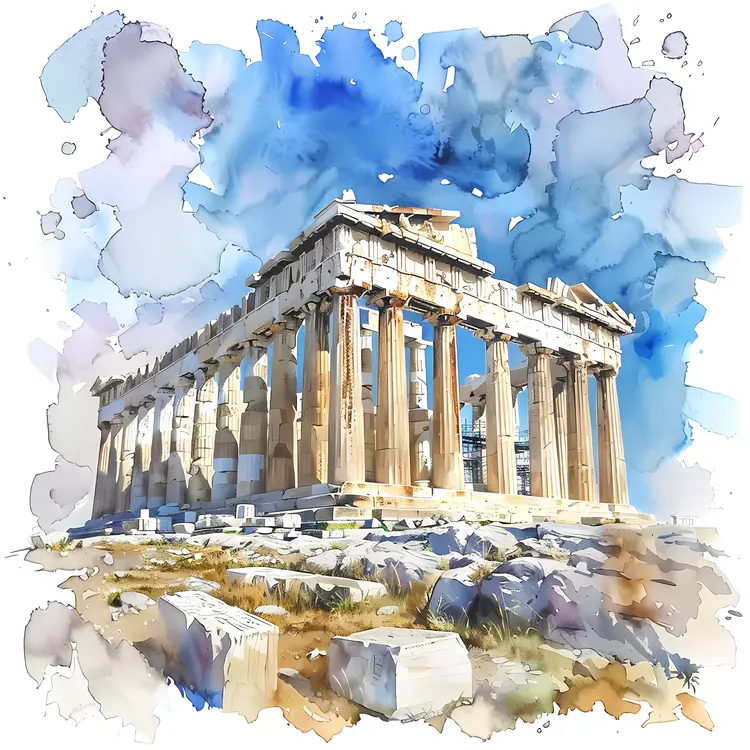 Parthenon in Greece