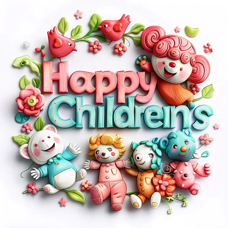 Happy Children Illustration