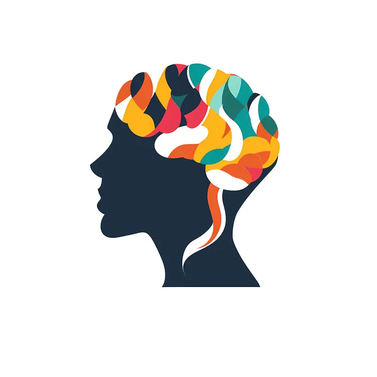 Colorful Brain Illustration