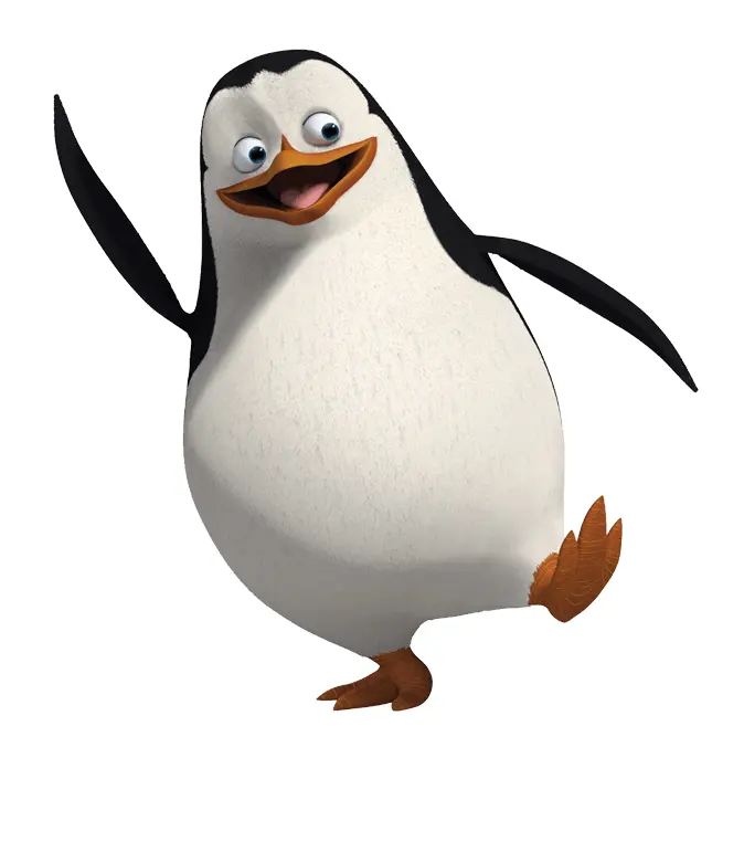 Dancing Cartoon Penguin