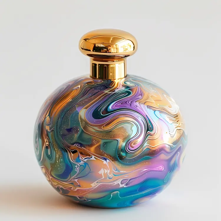 Elegant Colorful Perfume Bottle