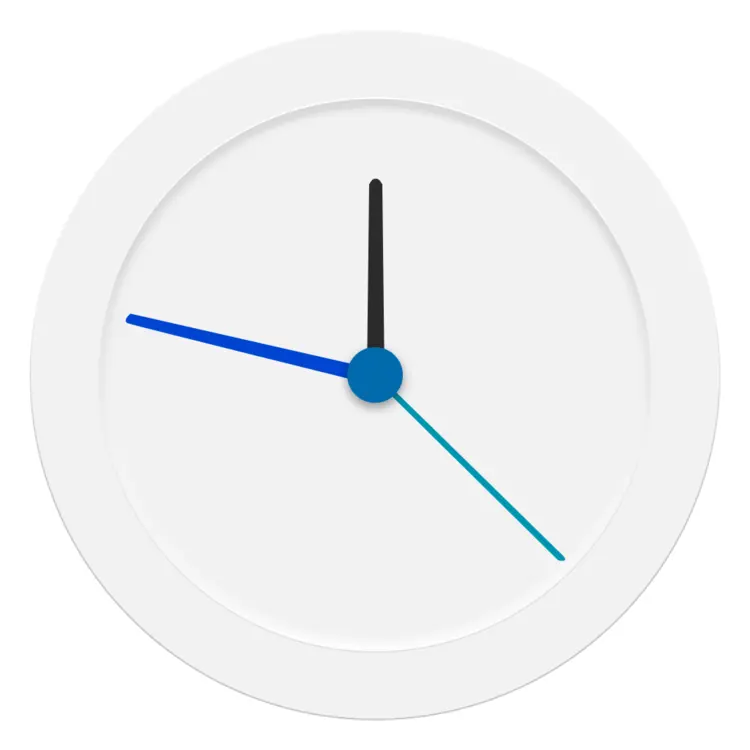 Minimalist Clock Icon
