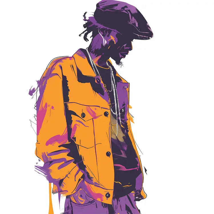 Stylish Man in Yellow Jacket