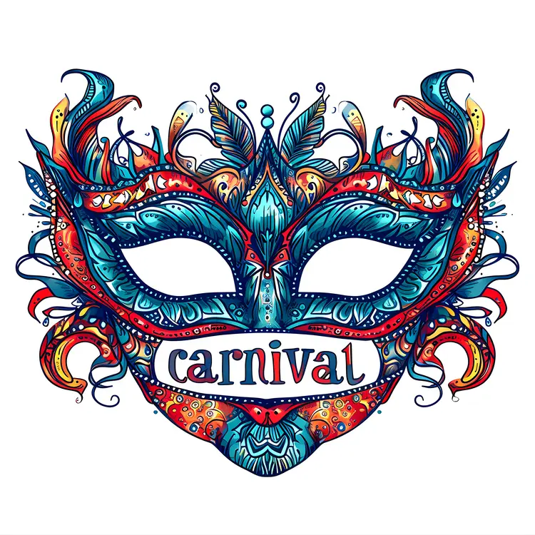 Intricate Mask for Carnival