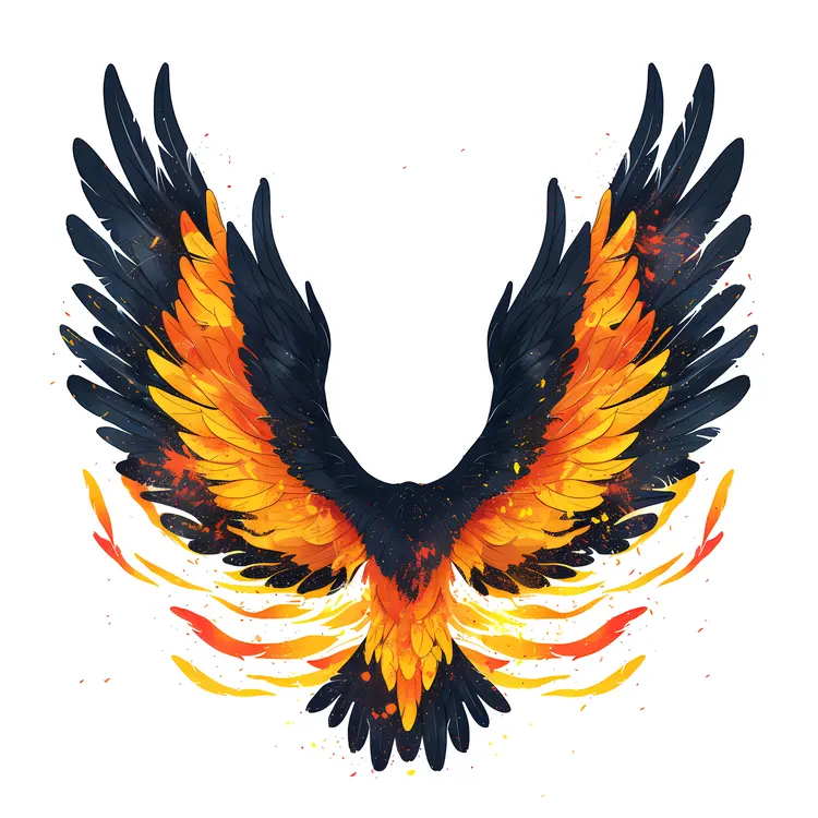 Burning Feathered Wings