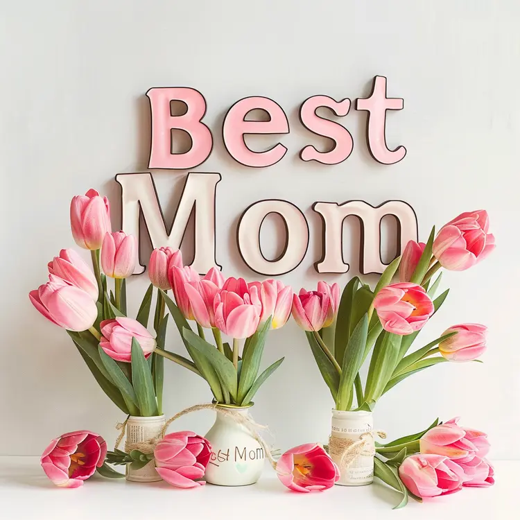 Best Mom Floral Decoration