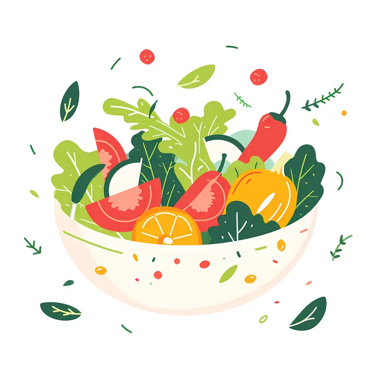 Healthy Salad with Fresh Ingredients