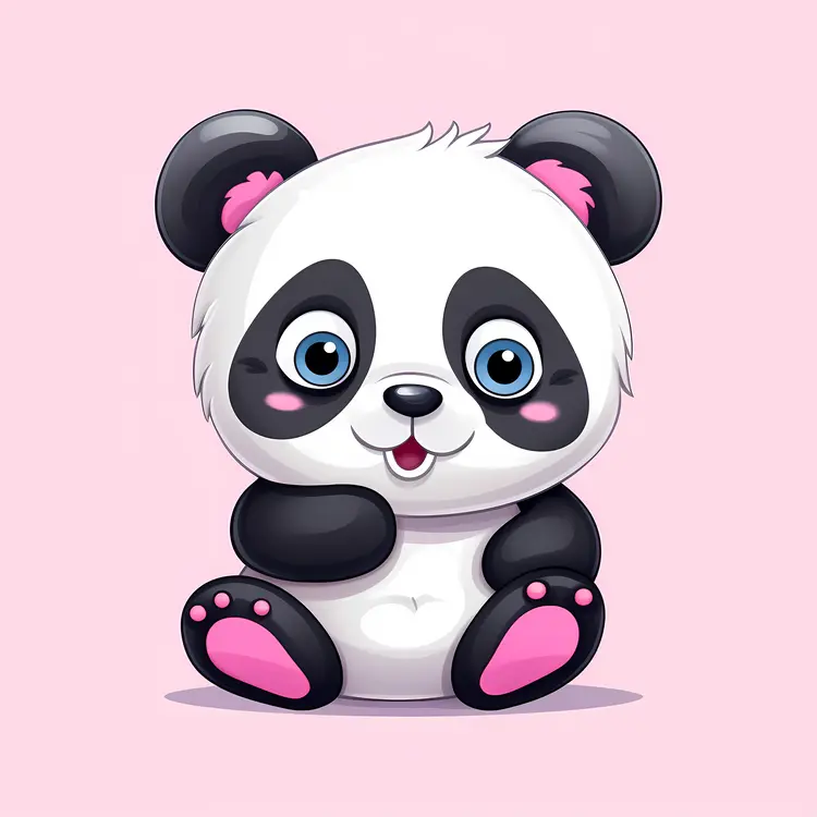 Cute Cartoon Panda